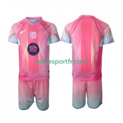Kit Enfant Maillot Domicile FC Barcelone Special 2025-2026 à Manches Courtes