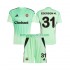 Kit Enfant Maillot Extérieur Gardien Fenerbahce Ederson Moraes 31 2025-2026 à Manches Courtes