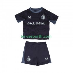 Kit Enfant Maillot Extérieur Feyenoord Rotterdam 2025-2026 à Manches Courtes