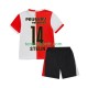 Kit Enfant Maillot Domicile Feyenoord Rotterdam Sem Steijn 14 2025-2026 à Manches Courtes
