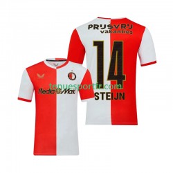 Homme Maillot Domicile Feyenoord Rotterdam Sem Steijn 14 2025-2026 à Manches Courtes