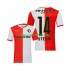 Homme Maillot Domicile Feyenoord Rotterdam Sem Steijn 14 2025-2026 à Manches Courtes