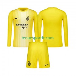 Kit Enfant Maillot Extérieur Inter Milan Gardien 2025-2026 à Manches Longues