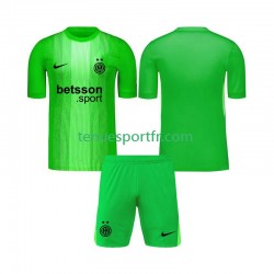 Kit Enfant Maillot Troisième Inter Milan Gardien 2025-2026 à Manches Courtes