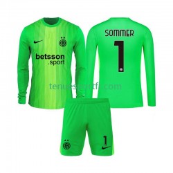 Kit Enfant Maillot Troisième Inter Milan Gardien Yann Sommer 1 2025-2026 à Manches Longues