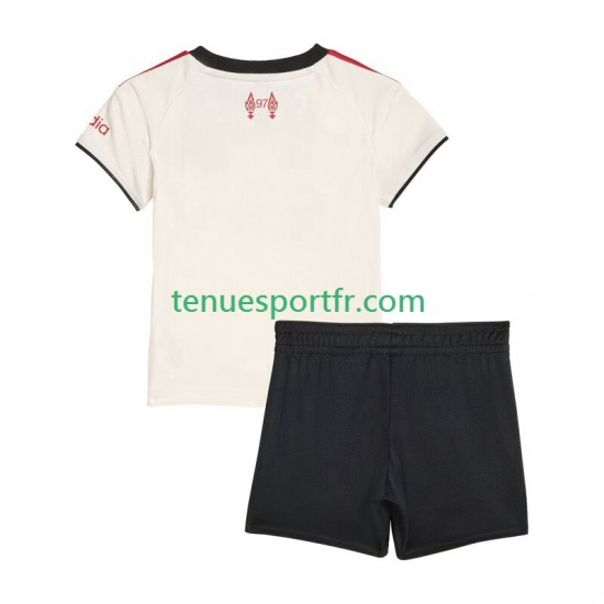 Kit Enfant Maillot Extérieur Liverpool 2025-2026 à Manches Courtes