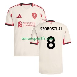 Homme Maillot Extérieur Liverpool Dominik Szoboszlai 8 2025-2026 à Manches Courtes