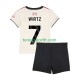 Kit Enfant Maillot Extérieur Liverpool Florian Wirtz 7 2025-2026 à Manches Courtes