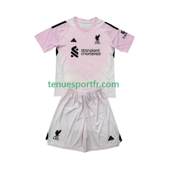 Kit Enfant Maillot Troisième Liverpool Gardien 2025-2026 à Manches Courtes