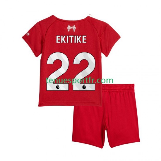 Kit Enfant Maillot Domicile Liverpool Hugo Ekitike 22 2025-2026 à Manches Courtes