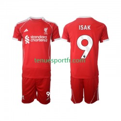 Kit Enfant Maillot Domicile Liverpool ISAK 9 2025-2026 à Manches Courtes