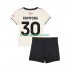 Kit Enfant Maillot Extérieur Liverpool Jeremie Frimpong 30 2025-2026 à Manches Courtes