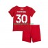 Kit Enfant Maillot Domicile Liverpool Jeremie Frimpong 30 2025-2026 à Manches Courtes