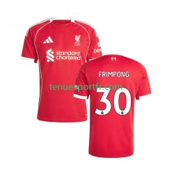 Homme Maillot Domicile Liverpool Jeremie Frimpong 30 2025-2026 à Manches Courtes