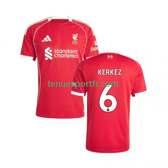 Homme Maillot Domicile Liverpool Milos Kerkez 6 2025-2026 à Manches Courtes