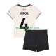 Kit Enfant Maillot Extérieur Liverpool Virgil van Dijk 4 2025-2026 à Manches Courtes