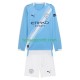 Kit Enfant Maillot Domicile Manchester City 2025-2026 à Manches Longues