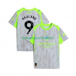 Homme Maillot Troisième Manchester City Erling Haaland 9 2025-2026 à Manches Courtes