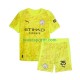 Kit Enfant Maillot Troisième Manchester City Gardien Gianluigi Donnarumma 25 2025-2026 à Manches Courtes