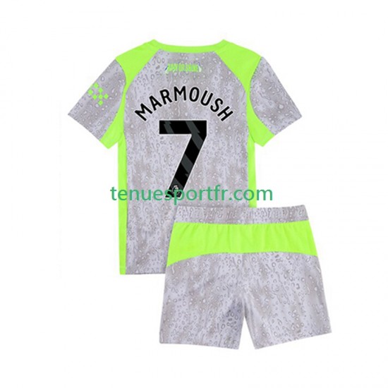 Kit Enfant Maillot Troisième Manchester City Omar Marmoush 7 2025-2026 à Manches Courtes