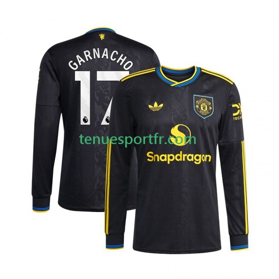 Homme Maillot Troisième Manchester United Alejandro Garnacho 17 2025-2026 à Manches Longues