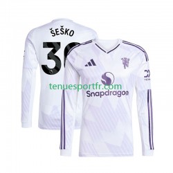 Homme Maillot Extérieur Manchester United Benjamin Sesko 30 2025-2026 à Manches Longues