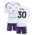 Kit Enfant Maillot Extérieur Manchester United Benjamin Sesko 30 2025-2026 à Manches Courtes