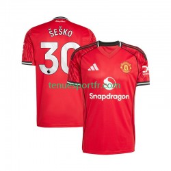 Homme Maillot Domicile Manchester United Benjamin Sesko 30 2025-2026 à Manches Courtes