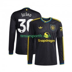 Homme Maillot Troisième Manchester United Benjamin Sesko 30 2025-2026 à Manches Longues