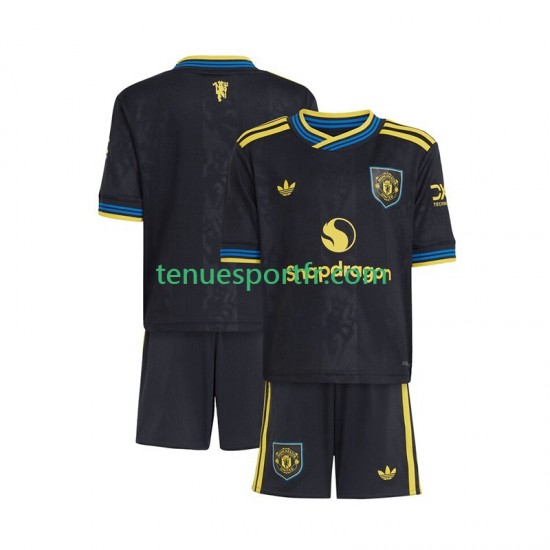 Kit Enfant Maillot Troisième Manchester United 2025-2026 à Manches Courtes
