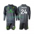 Kit Enfant Maillot Extérieur Manchester United Gardien Andre Onana 24 2025-2026 à Manches Longues