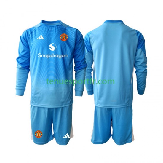 Kit Enfant Maillot Domicile Manchester United Gardien 2025-2026 à Manches Longues
