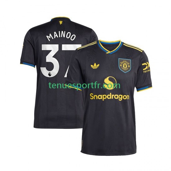 Homme Maillot Troisième Manchester United Kobbie Mainoo 37 2025-2026 à Manches Courtes