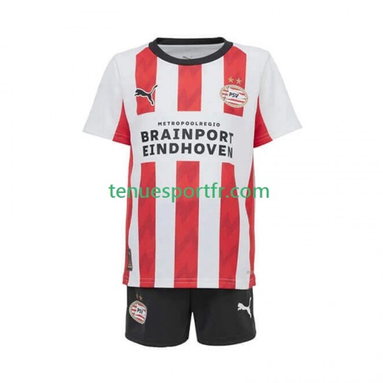 Kit Enfant Maillot Domicile PSV Eindhoven 2025-2026 à Manches Courtes