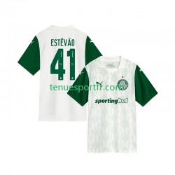 Homme Maillot Extérieur Palmeiras Estevao 41 2025-2026 à Manches Courtes