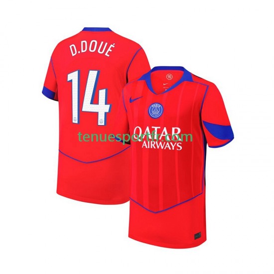 Homme Maillot Troisième Paris Saint-Germain Desire Doue 14 2025-2026 à Manches Courtes