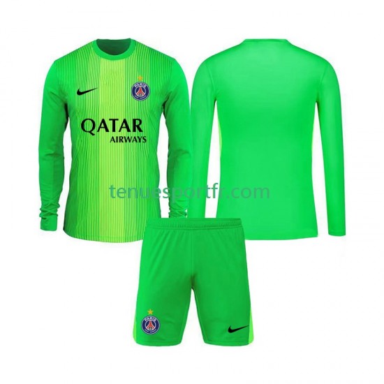 Kit Enfant Maillot Extérieur Paris Saint-Germain Gardien 2025-2026 à Manches Longues