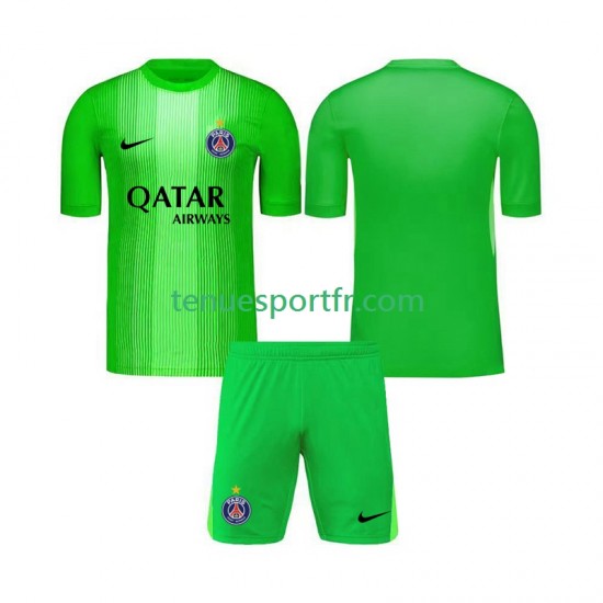 Kit Enfant Maillot Extérieur Paris Saint-Germain Gardien 2025-2026 à Manches Courtes