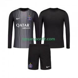 Kit Enfant Maillot Domicile Paris Saint-Germain Gardien 2025-2026 à Manches Longues