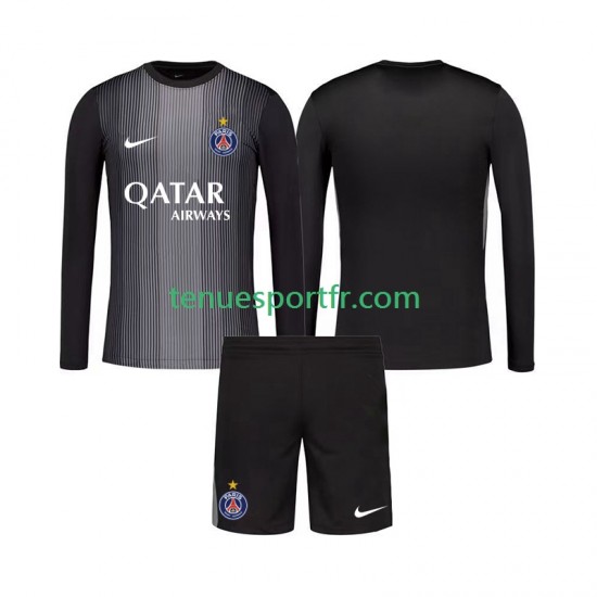 Kit Enfant Maillot Domicile Paris Saint-Germain Gardien 2025-2026 à Manches Longues