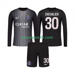 Kit Enfant Maillot Domicile Paris Saint-Germain Gardien Lucas Chevalier 30 2025-2026 à Manches Longues