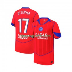Kit Enfant Maillot Troisième Paris Saint-Germain Khvicha Kvaratskhelia 7 2025-2026 à Manches Courtes