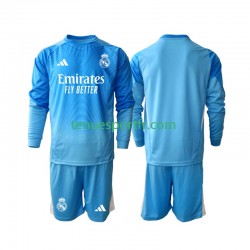 Kit Enfant Maillot Domicile Real Madrid Gardien 2025-2026 à Manches Longues