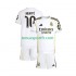 Kit Enfant Maillot Domicile Real Madrid Kylian Mbappe 10 2025-2026 à Manches Courtes