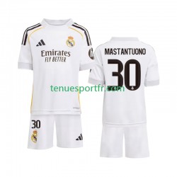 Kit Enfant Maillot Domicile Real Madrid Mastantuono 30 2025-2026 à Manches Courtes