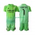 Kit Enfant Maillot Extérieur Real Madrid Thibaut Courtois 1 2025-2026 à Manches Courtes