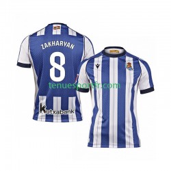 Homme Maillot Domicile Real Sociedad Arsen Zakharyan 8 2025-2026 à Manches Courtes
