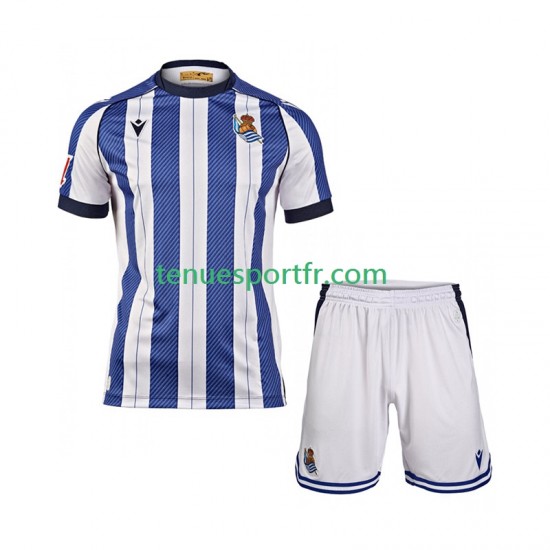 Kit Enfant Maillot Domicile Real Sociedad 2025-2026 à Manches Courtes