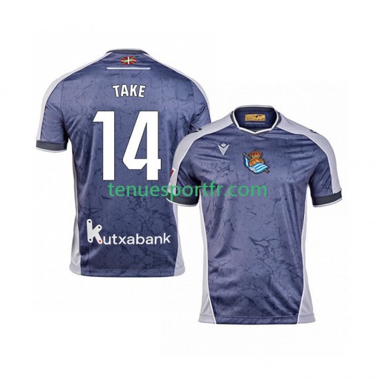 Homme Maillot Extérieur États-Unis Real Sociedad Takef Kubo 14 2025-2026 à Manches Courtes