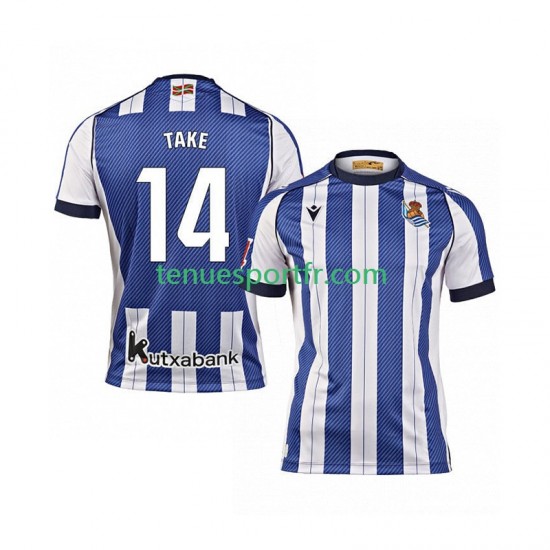 Homme Maillot Domicile États-Unis Real Sociedad Takef Kubo 14 2025-2026 à Manches Courtes
